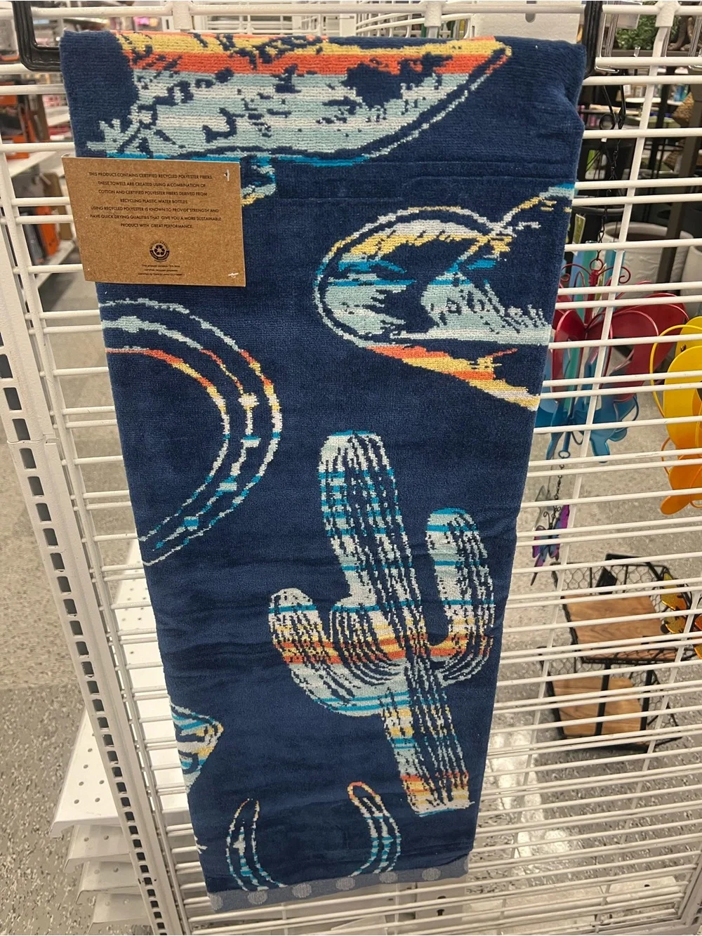 WRANGLER BLUE BEACH TOWEL